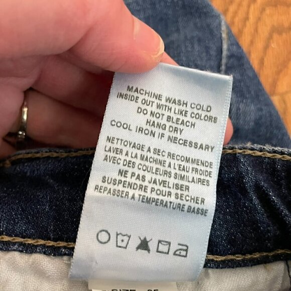 JOE'S JEANS JOES JEANS Keagan Skinny Ankle Distressed Jeans Dark Wash Ripped 25 - Picture 8 of 15